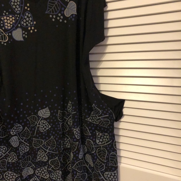 Gudrun Sjoden Lyocell  Polka Dot Leaves Print  with pockets - Picture 9 of 10